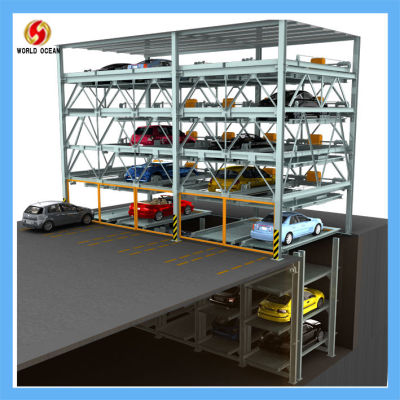 Independent Mutifloor Automatic Mechanical Car Parking hydraulic lift WOWPSH