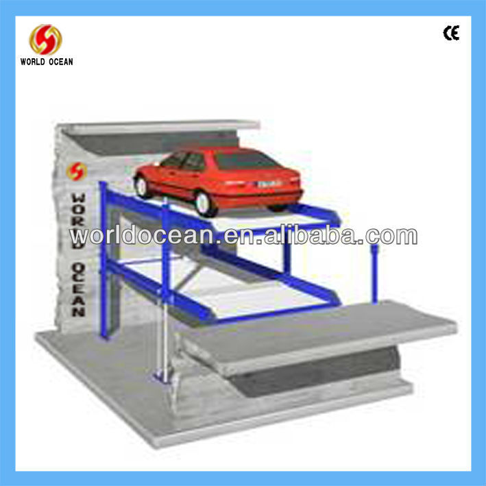 Automatic Parking System,Parking Lift In Pit For Two Cars