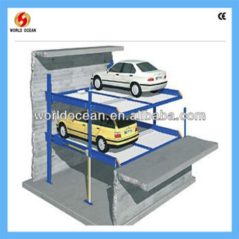 Parking Lift In Pit For 4 Cars,WP4-10 parking system