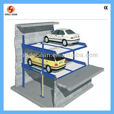 10ton double parking car lift for 4 cars