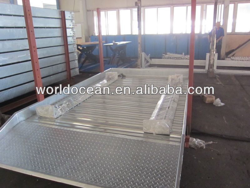 Two car post parking system,hotsale two post parking stacker