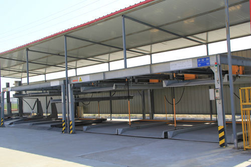 multi-levels video parking system with pallets