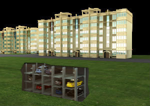 underground parking design residential apartment mechanical parking system