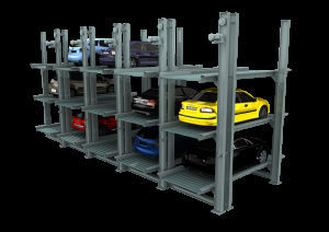 car vertical parking lift for apartment residental parking cars