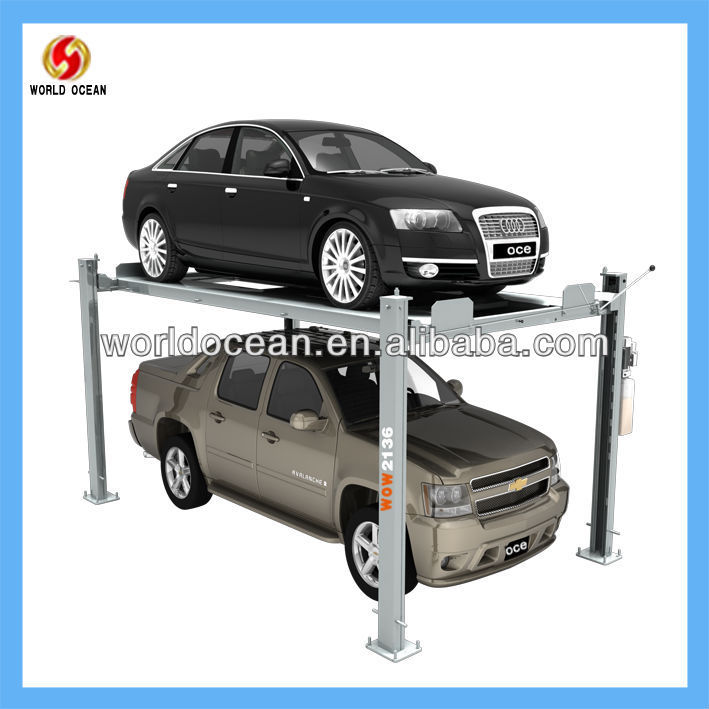 two-storey parking system CE certified stack parking system 3600kg