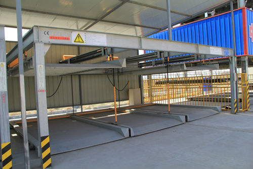 multi-levels video parking system with pallets