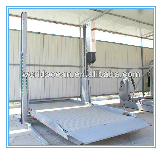 Cheap simple 2 post parking system WP2300 parking lifter equipments