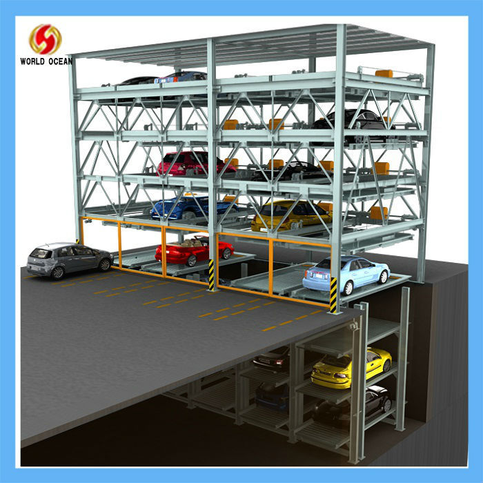 4 Floors Automatic Puzzle Parking System