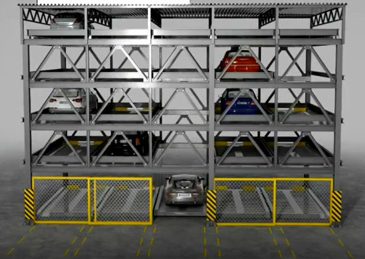 New design puzzle automatic car parking system