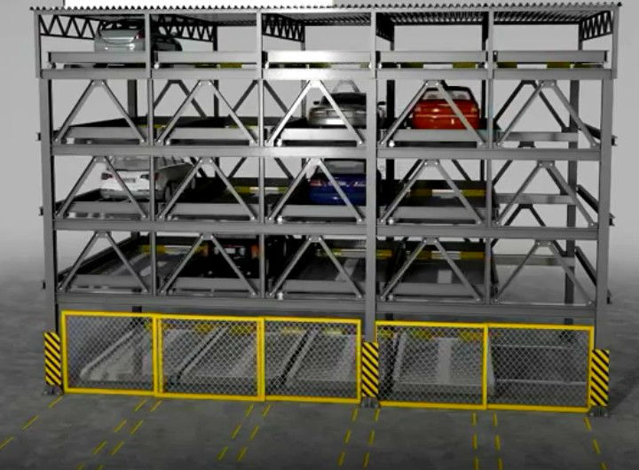 New design puzzle automatic car parking system