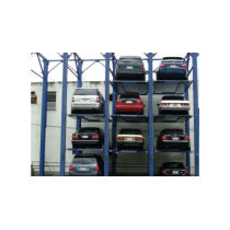 vertical horizontal moving smart parking system with pallets