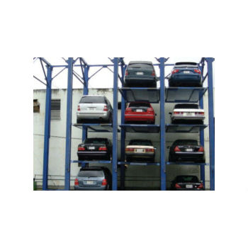 vertical horizontal moving smart parking system with pallets