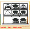 Hot sales 3 layer 7 slots automatic parking system
