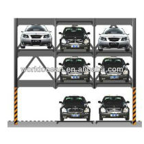 Hot sales 3 layer 7 slots automatic parking system auto parking facility