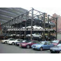 puzzle parking system, 4 layer vertical parking lift