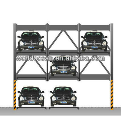 3 floors car parking system with CE approval