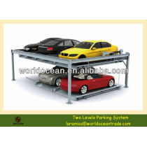 2 layers stacker car parking system