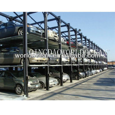 3 layer vertical parking system