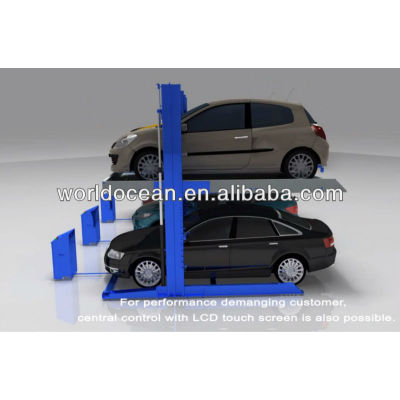Two post double parking car lift