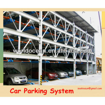 4 layer storage car parking system