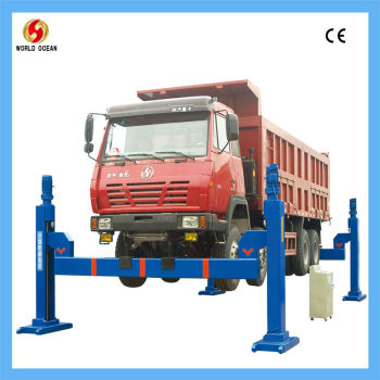 hydraulic used truck hoist for heavy truck/ bus/ large vehicle