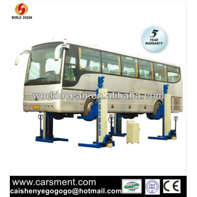 Portable vehicle lift for truck and bus