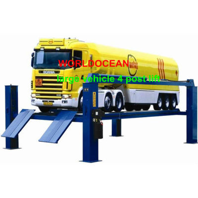 12T heavy four post lift for large vehicles