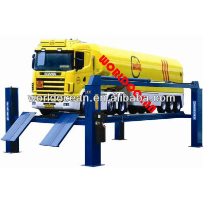 10 ton four post truck lift for large vehicle/ minibus use