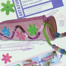 Fun Baby Girl Kids decorate your own penbag diy craft & kids gifts