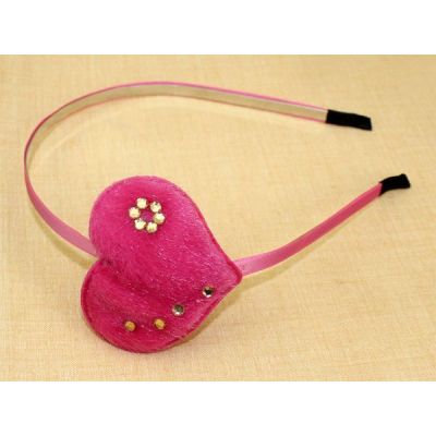 2013 trendy hair accessories with heart decorate hairband for teenager