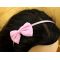 Fashion Baby Girl Kid Children bowknot hairband with checkered fabric