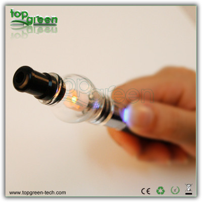 2013 USA vente chaude vaporisateur verre Pyrex stylo de cire Globe portable