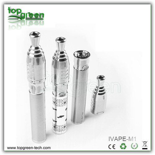 2013 Topgreen design unique atomiseur Ivape-M1 Acier inoxydable cire atomiseur