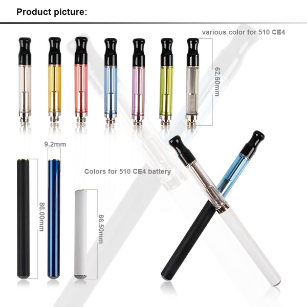 Topgreen plus récents 510 Clearomizer 510CE4