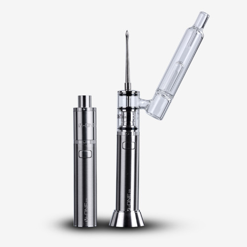 Xvape V-one 2.0 portable wax pen with the thickest dual titamium quartz coils fast heat up wax vaporizer