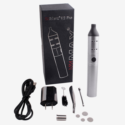 Xmax V2 pro 2600mah removed battery rubber mouthpiece dry herb vaporizer