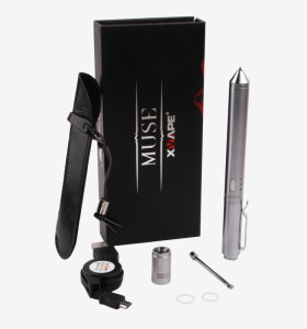 XVAPE MUSE in silver dabbing vaporizer