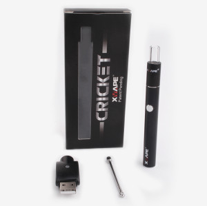 Portable XVAPE CRICKET vaporizer with magnetic mouthpiece wax vape pen