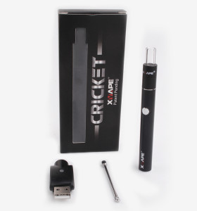 XVAPE CRICKET black portable vaporizer for wax