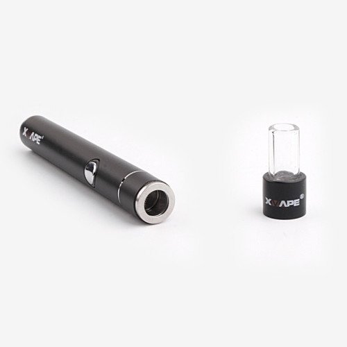 Black portable vape pen Cricket Single titanium quartz coil vaporizer for wax