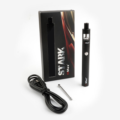 Xmax stark quartz cup and dual quartz rod portable wax vaporizer