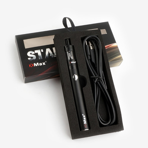 Two colors available Xmax Stark wax vape pen 650mah Dual quartz rods portable wax pen