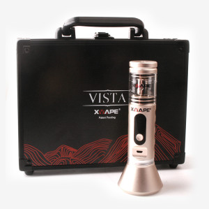 Best quality 3 in 1 vaporizer XVAPE VISTA in Champagne for vaporizer kit wax automizer