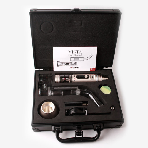 Best quality 3 in 1 vaporizer XVAPE VISTA in Champagne for vaporizer kit wax automizer