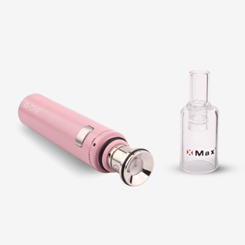 XMAX V-ONE wholesale pink concentrate vaporizer with glass mouthpiece