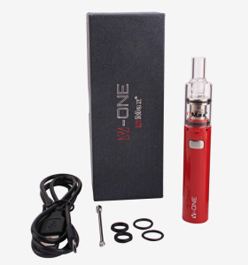 wholesale portable concentrate vaporizer kit with glass mouthpiece