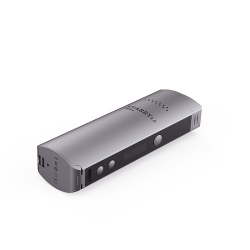 SILVER XMAX STARRY 3.0 2-IN-1 VAPORIZER FOR DRY HERB AND WAX with Vibration alert