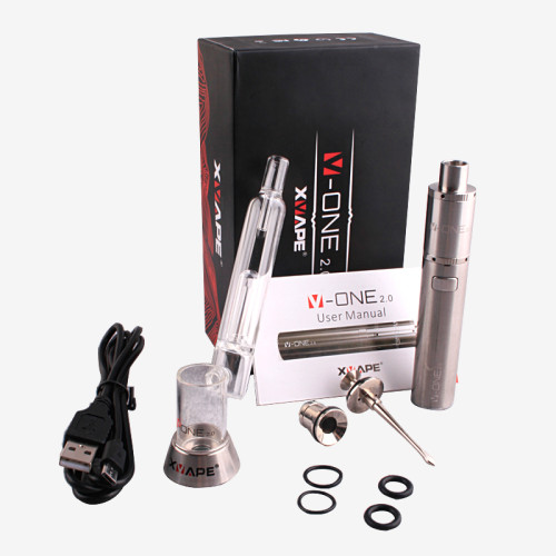 V-ONE2.0 wax pen with dual quartz Coil and bubbler