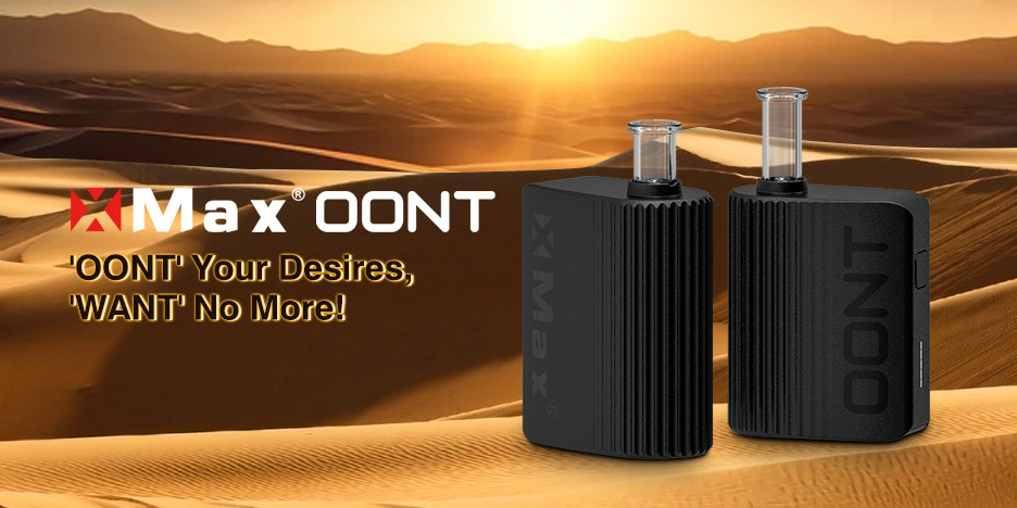 Simplicity Redefined: Introducing XMAX OONT with a Retractable Glass Mouthpiece!