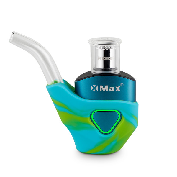 XMAX RIGGO Dual Using E-NAIL & PIPE Portable Vaporizer in Blue